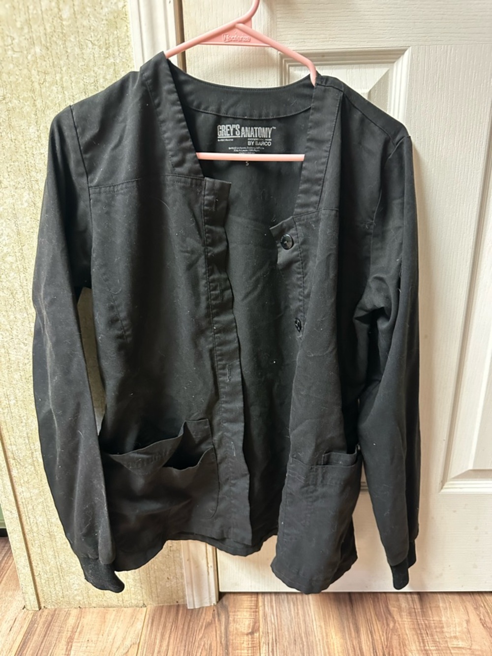 Grey's Anatomy Black Utility Medical Jacket
